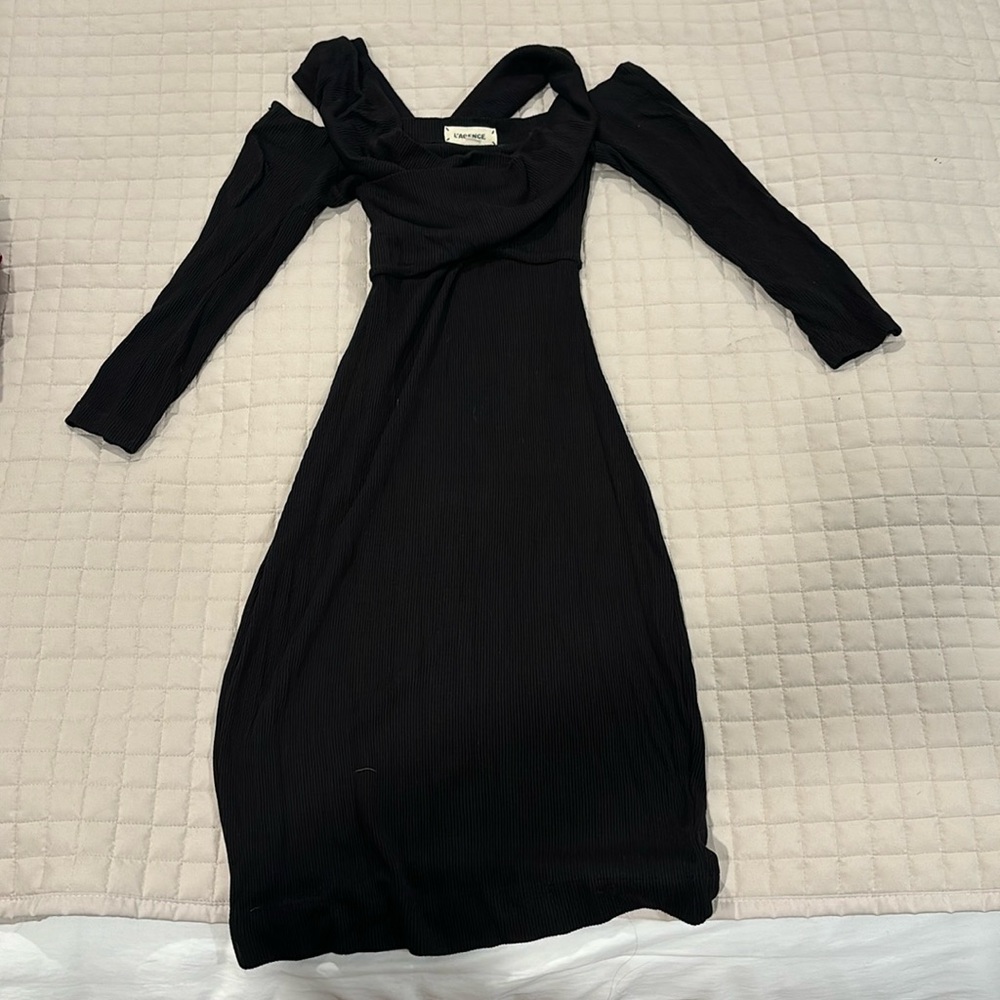 L’agence dress - off the shoulder with crosses